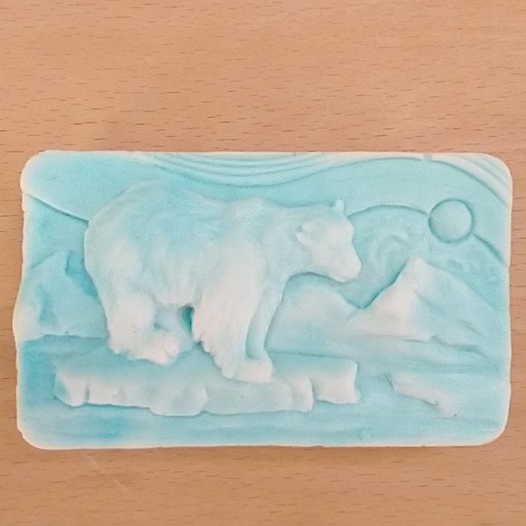 Mother & Maiden Original Other - Polar Bear: Peppermint & Cinnamon Swirl Soap